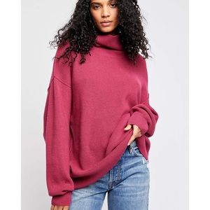 FREE PEOPLE Softly Structured Tunic Sweater Size M